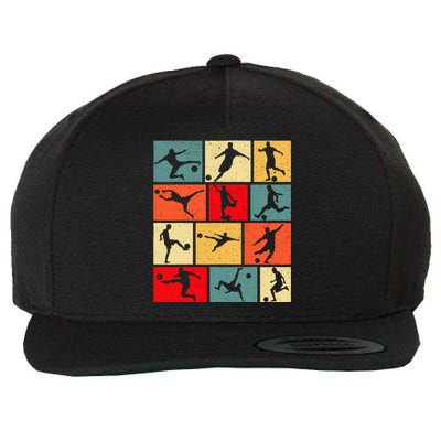 Soccer Boy Wool Snapback Cap