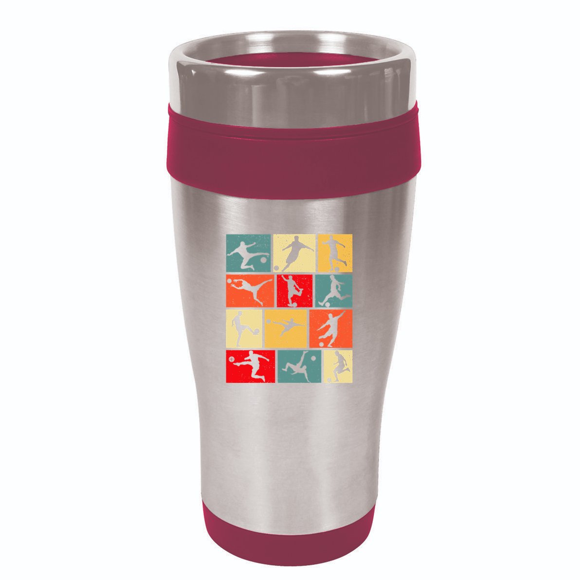Soccer Boy 16oz Travel Tumbler