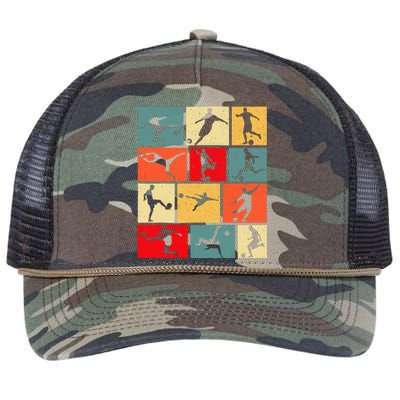 Soccer Boy Retro Rope Trucker Hat Cap