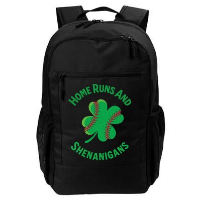 Shamrock Baseball St PaddyS Day Fun Design Gift Backpack