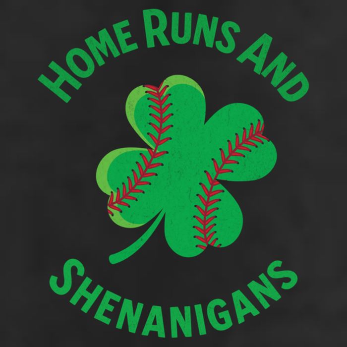 Shamrock Baseball St PaddyS Day Fun Design Gift Beanie