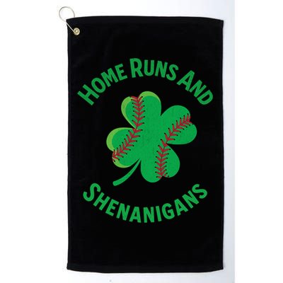 Shamrock Baseball St PaddyS Day Fun Design Gift Golf Towel