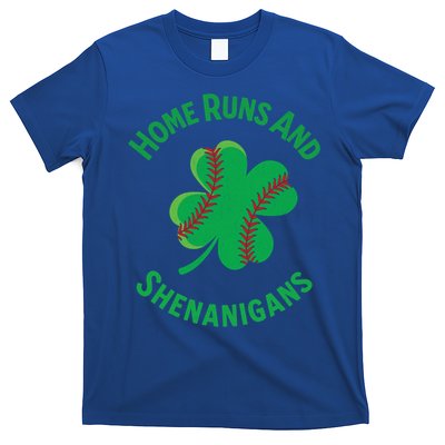 Shamrock Baseball St PaddyS Day Fun Design Gift T-Shirt