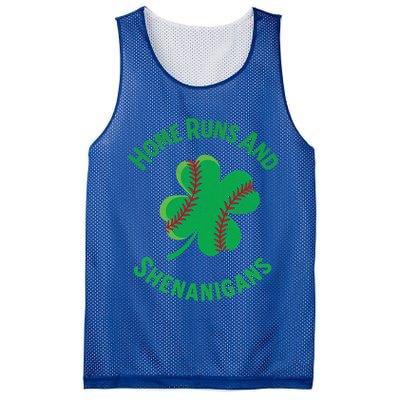 Shamrock Baseball St PaddyS Day Fun Design Gift Mesh Reversible Basketball Jersey Tank