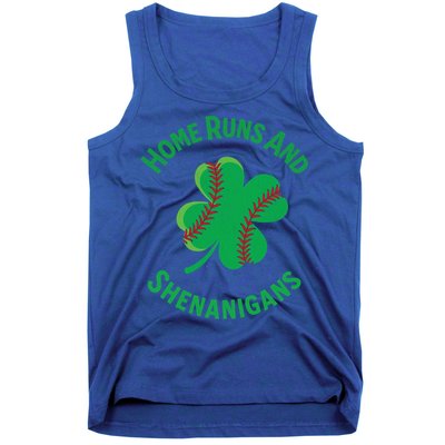Shamrock Baseball St PaddyS Day Fun Design Gift Tank Top