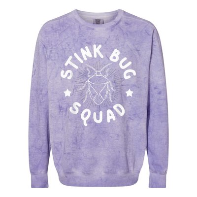 Stink Bug Squad Quote For A Stink Bug Expert Colorblast Crewneck Sweatshirt