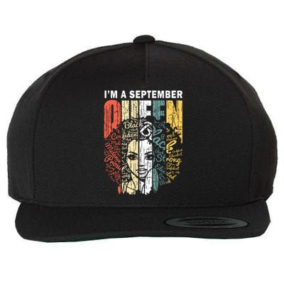 September Birthday Shirts For Women Virgo Gifts Girl Wool Snapback Cap