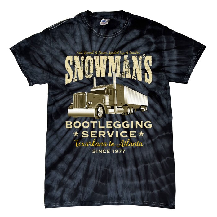 SnowmanS Bootlegging Service Tie-Dye T-Shirt