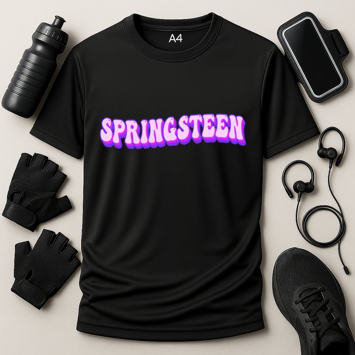 Spring Break Springsteen Vacay Spring Cooling Performance Crew T-Shirt