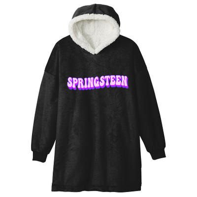 Spring Break Springsteen Vacay Spring Hooded Wearable Blanket