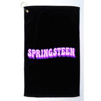 Spring Break Springsteen Vacay Spring Golf Towel