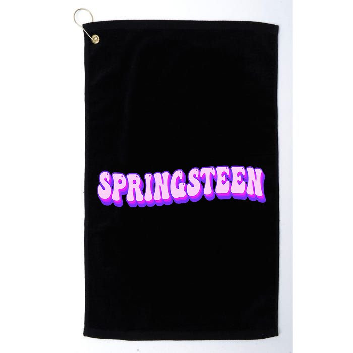 Spring Break Springsteen Vacay Spring Golf Towel