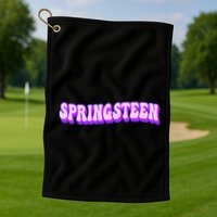 Spring Break Springsteen Vacay Spring Golf Towel