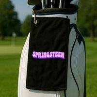 Spring Break Springsteen Vacay Spring Golf Towel