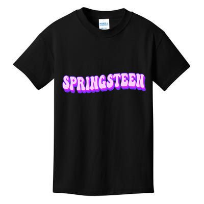 Spring Break Springsteen Vacay Spring Kids T-Shirt