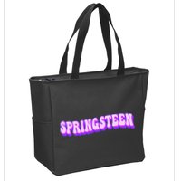 Spring Break Springsteen Vacay Spring Zip Tote Bag