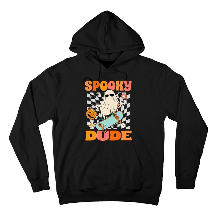 Skateboard Boo Spooky Jack O Lantern Halloween Costumes Hoodie