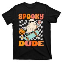 Skateboard Boo Spooky Jack O Lantern Halloween Costumes T-Shirt