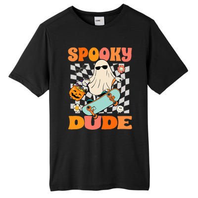 Skateboard Boo Spooky Jack O Lantern Halloween Costumes Tall Fusion ChromaSoft Performance T-Shirt