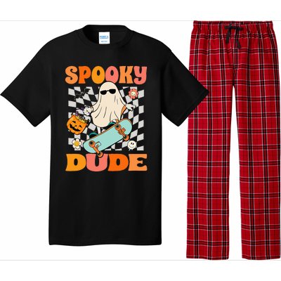 Skateboard Boo Spooky Jack O Lantern Halloween Costumes Pajama Set