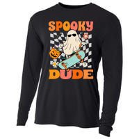 Skateboard Boo Spooky Jack O Lantern Halloween Costumes Cooling Performance Long Sleeve Crew