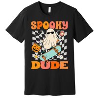 Skateboard Boo Spooky Jack O Lantern Halloween Costumes Premium T-Shirt