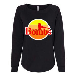 Schwar Bombs Womens California Wash Sweatshirt