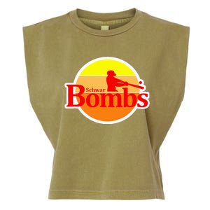 Schwar Bombs Garment-Dyed Women's Muscle Tee