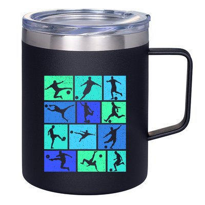 Soccer Boy 12oz Stainless Steel Coffee Mug