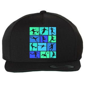 Soccer Boy Wool Snapback Cap