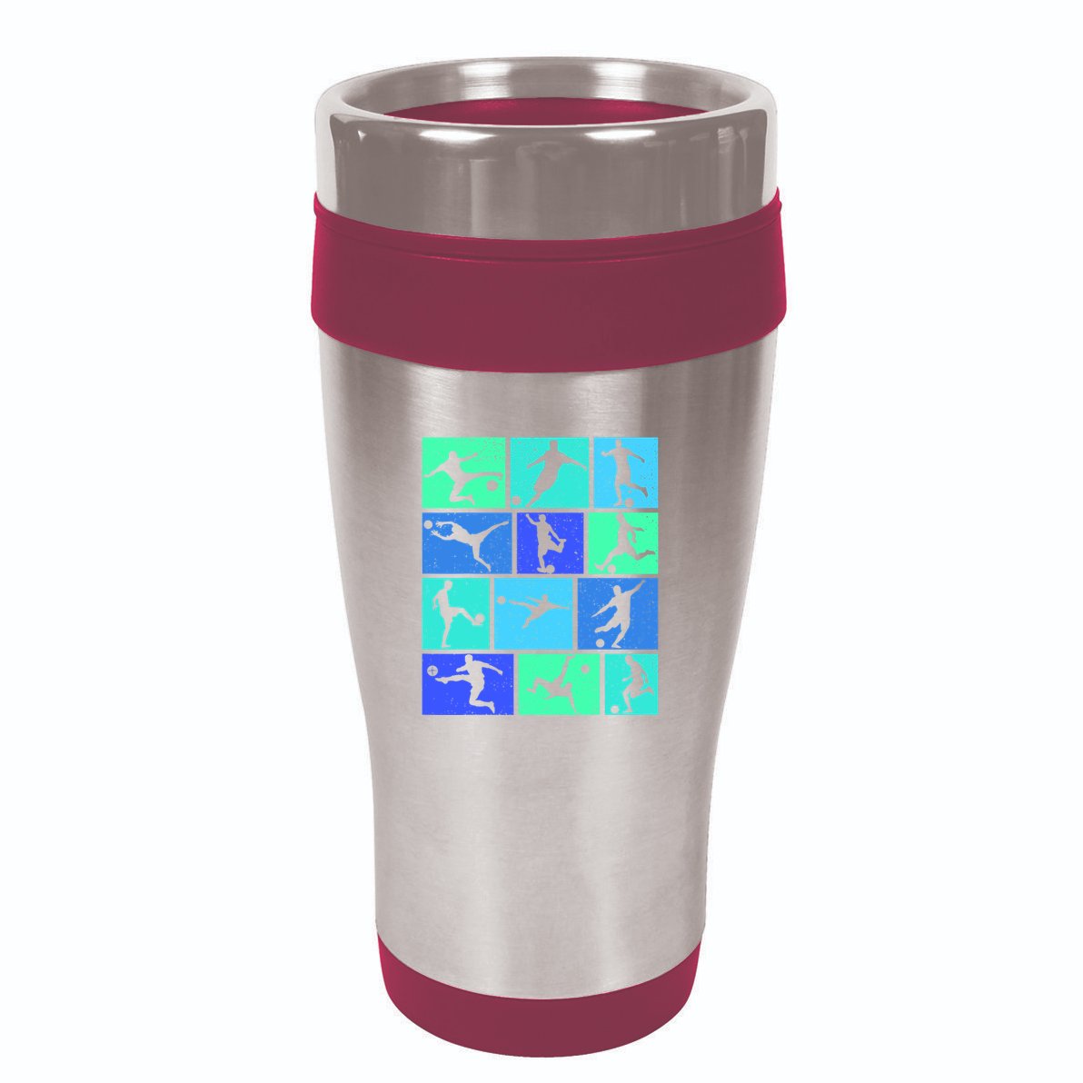 Soccer Boy 16oz Travel Tumbler
