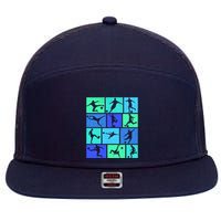 Soccer Boy 7 Panel Mesh Trucker Snapback Hat