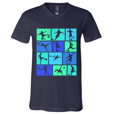 Soccer Boy V-Neck T-Shirt