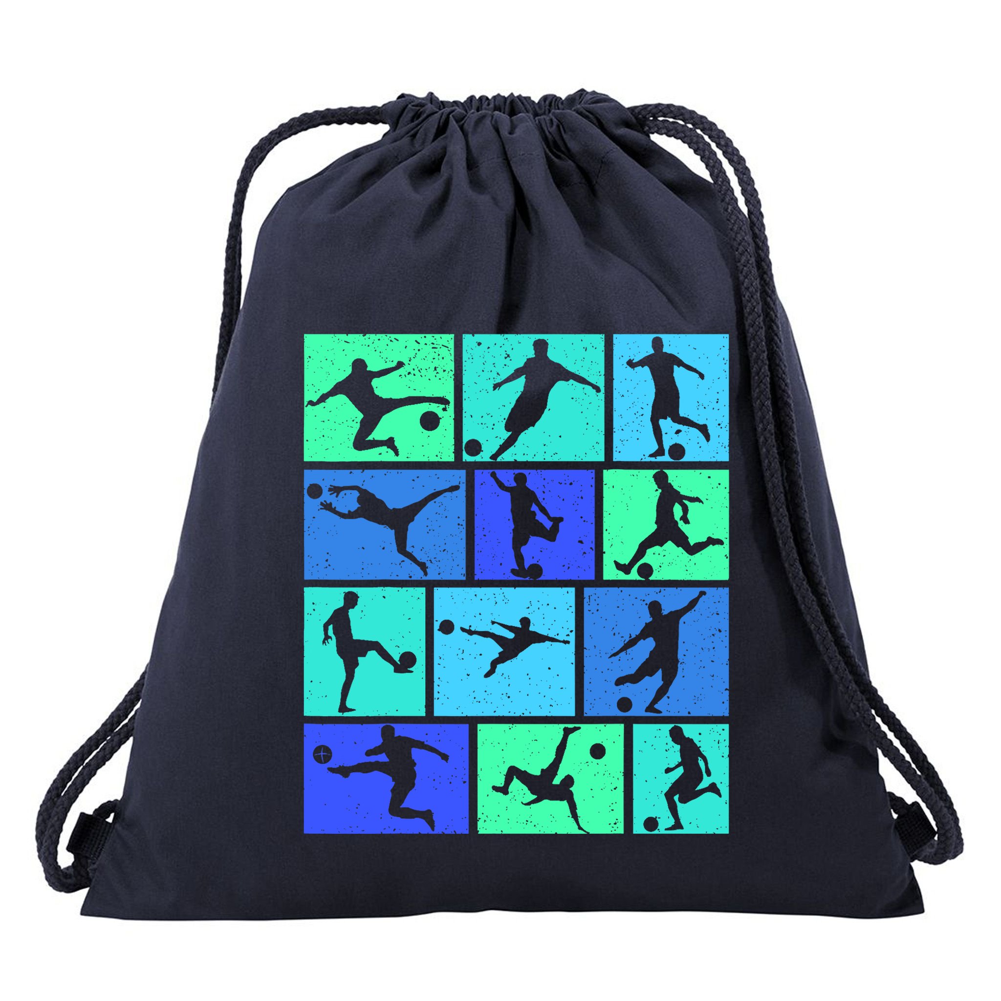 Soccer Boy Drawstring Bag