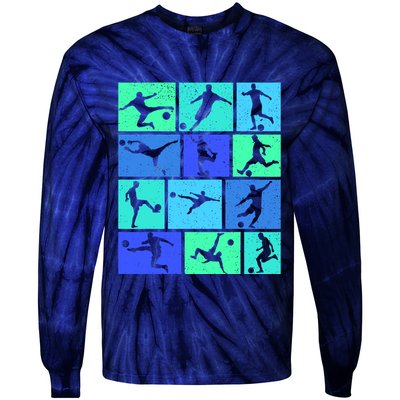 Soccer Boy Tie-Dye Long Sleeve Shirt