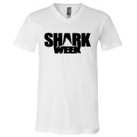 Shark Beach Summer Save The Sharks V-Neck T-Shirt