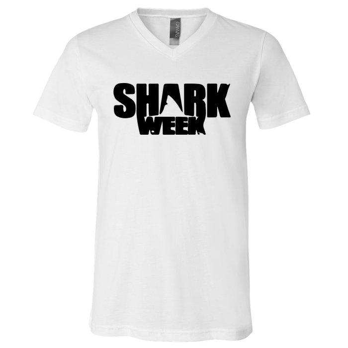 Shark Beach Summer Save The Sharks V-Neck T-Shirt