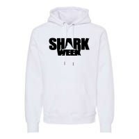 Shark Beach Summer Save The Sharks Premium Hoodie