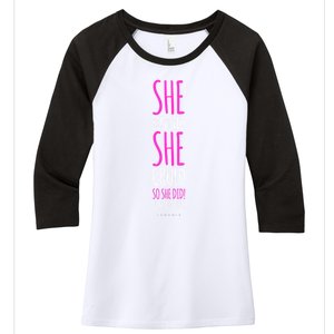 She Believed She Could So She Did Gift Funny Graduation Great Gift Women's Tri-Blend 3/4-Sleeve Raglan Shirt