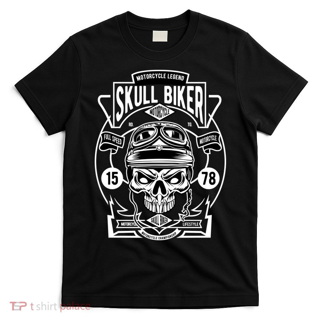 Skull Biker T-Shirt