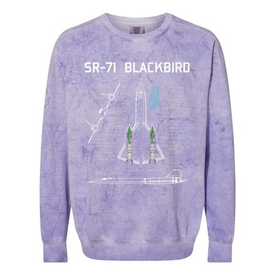 SR71 Blackbird SpecsSR71 Blackbird Premium Colorblast Crewneck Sweatshirt