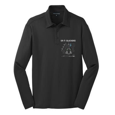 SR71 Blackbird SpecsSR71 Blackbird Premium Silk Touch Performance Long Sleeve Polo