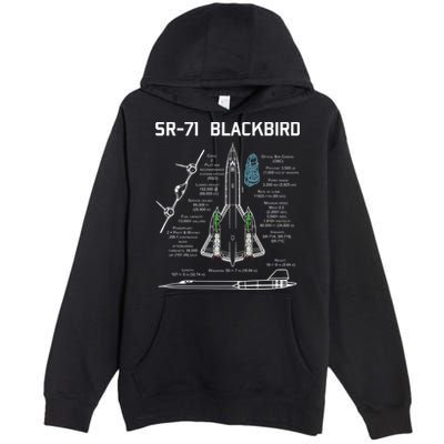 SR71 Blackbird SpecsSR71 Blackbird Premium Premium Pullover Hoodie
