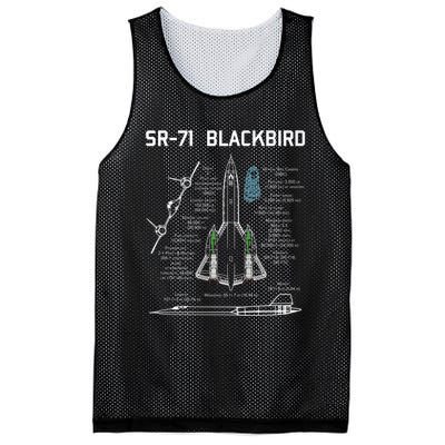 SR71 Blackbird SpecsSR71 Blackbird Premium Mesh Reversible Basketball Jersey Tank