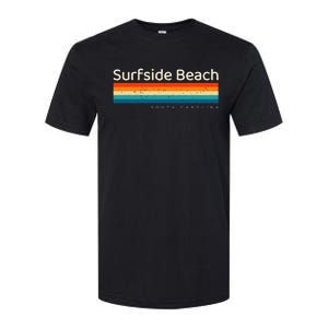 Surfside Beach Sc South Carolina Retro Design Softstyle CVC T-Shirt