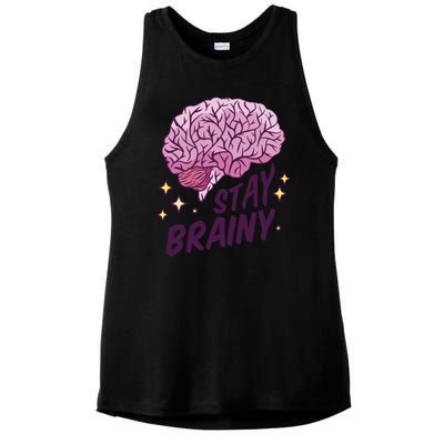 Stay Brainy Ladies PosiCharge Tri-Blend Wicking Tank