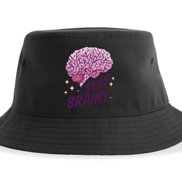 Stay Brainy Sustainable Bucket Hat