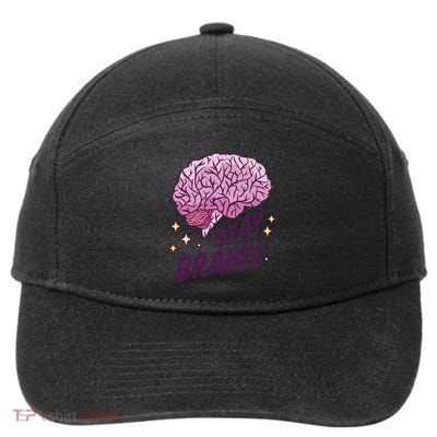 Stay Brainy 7-Panel Snapback Hat