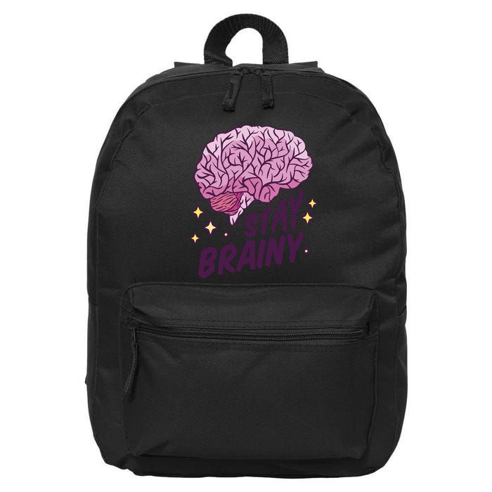 Stay Brainy 16 in Basic Backpack