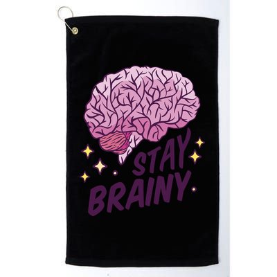 Stay Brainy Golf Towel